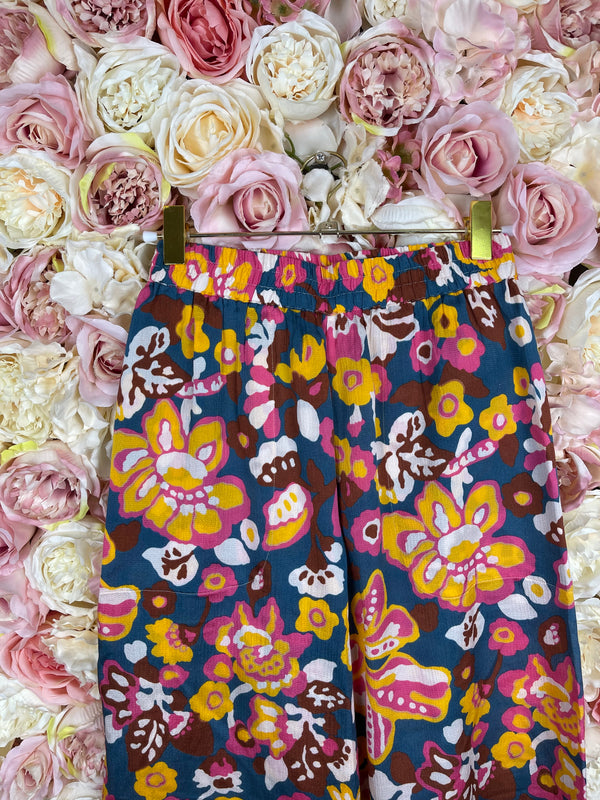 Eres Silk Cotton Pants Multi Sz. S