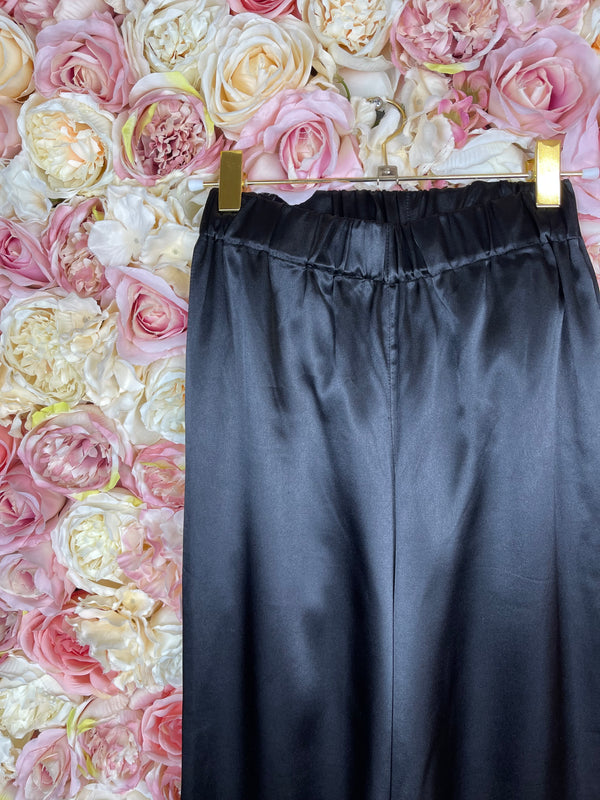 Sovaye Shiny Pants Black Sz. XS