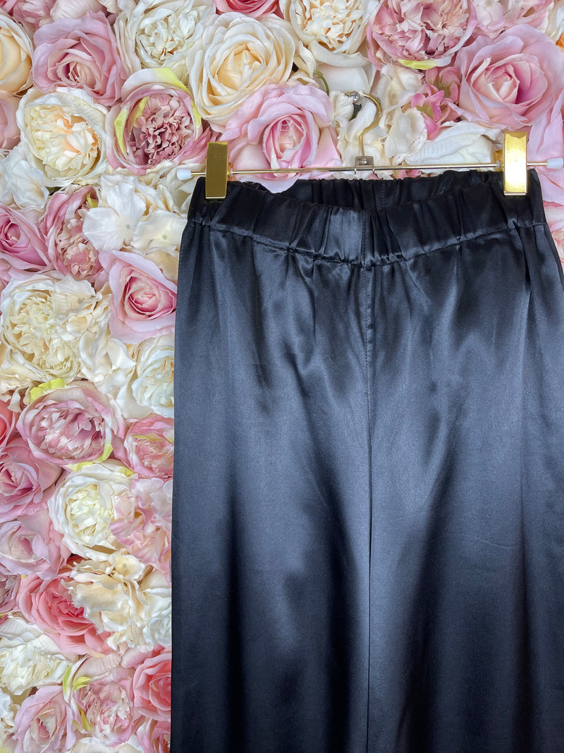 Sovaye Shiny Pants Black Sz. XS