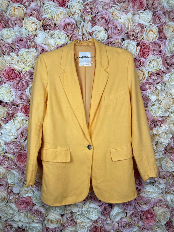 Pull & Bear Blazer Yellow Sz. S