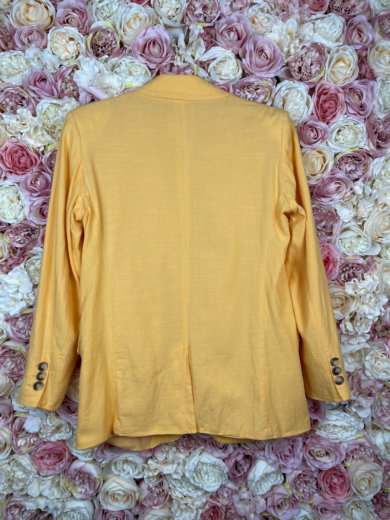 Pull & Bear Blazer Yellow Sz. S