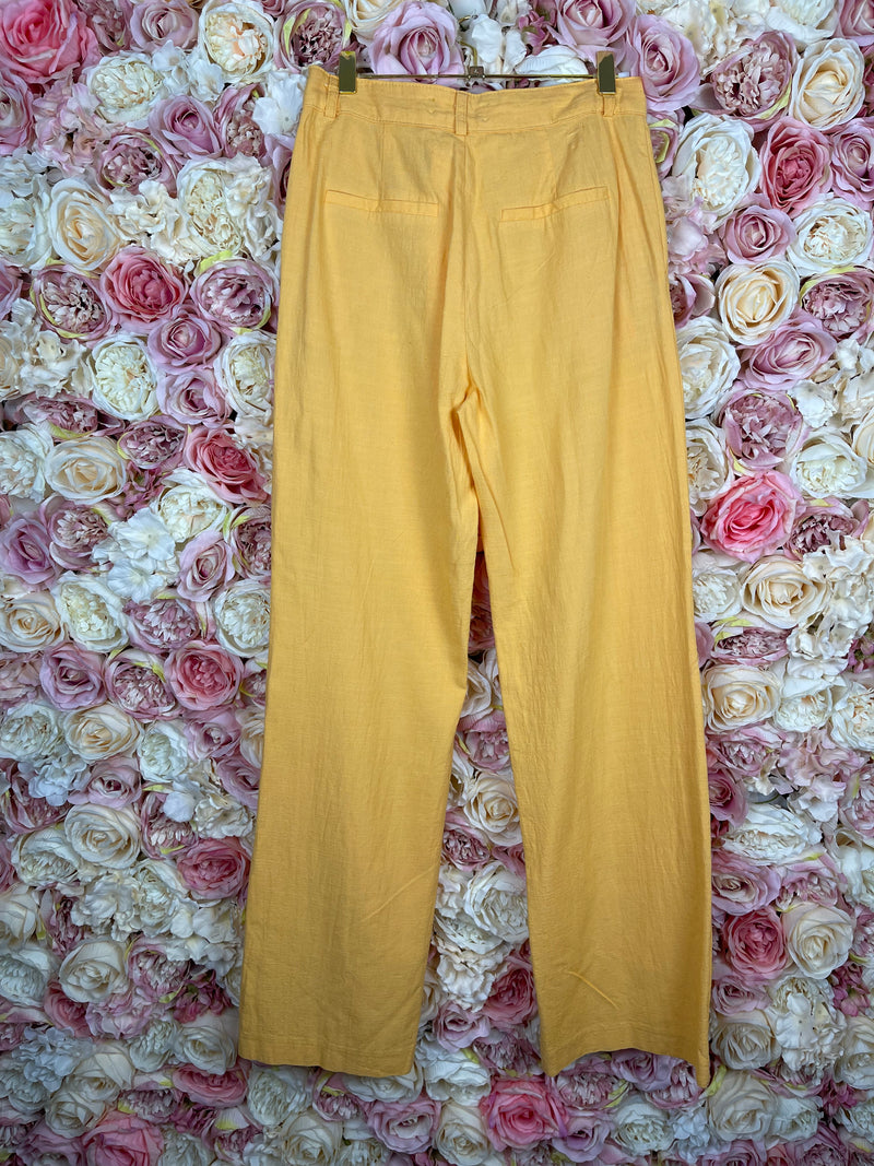 Pull & Bear Pants Yellow Sz. M