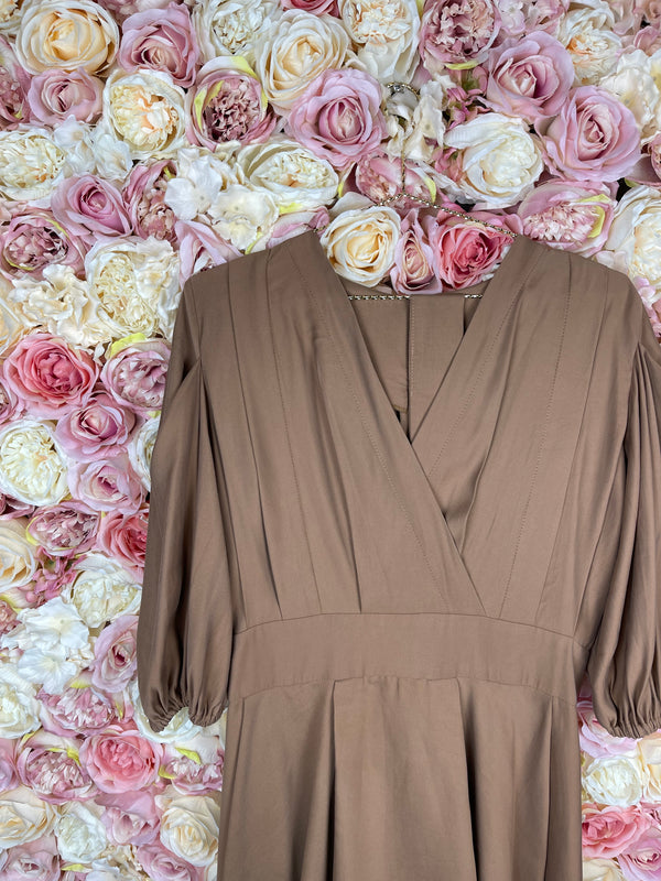Singita Dress Camel Sz. XS