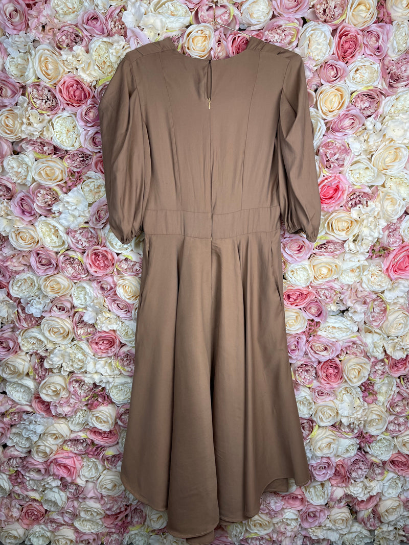 Singita Dress Camel Sz. XS