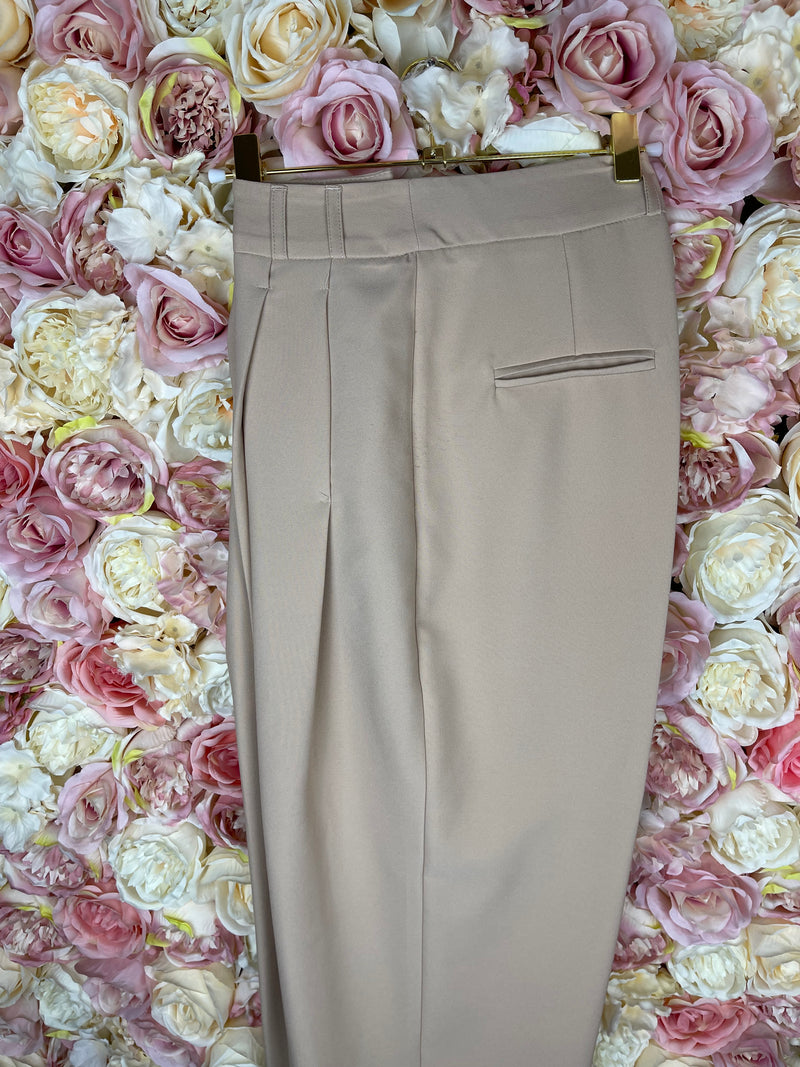 Sovaye Classic Oversized Pants Nude Sz. Estm. S