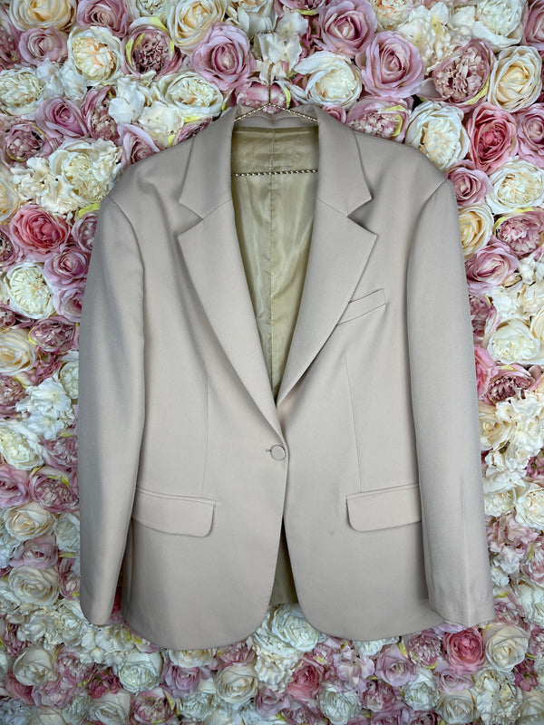 Sovaye Oversized Blazer Nude Sz. Estm. S/M