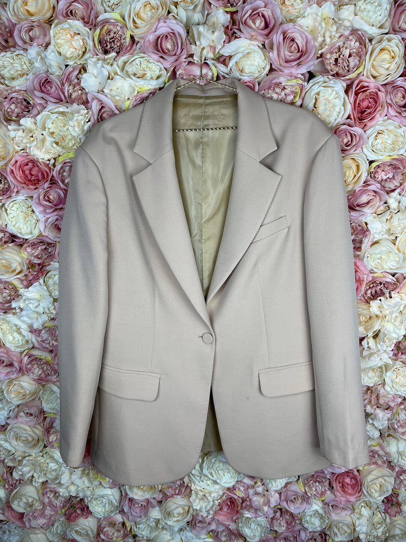 Sovaye Oversized Blazer Nude Sz. Estm. S/M