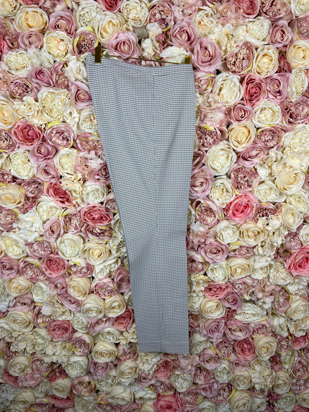 Theory Classic Checked Pants Multi Sz. M