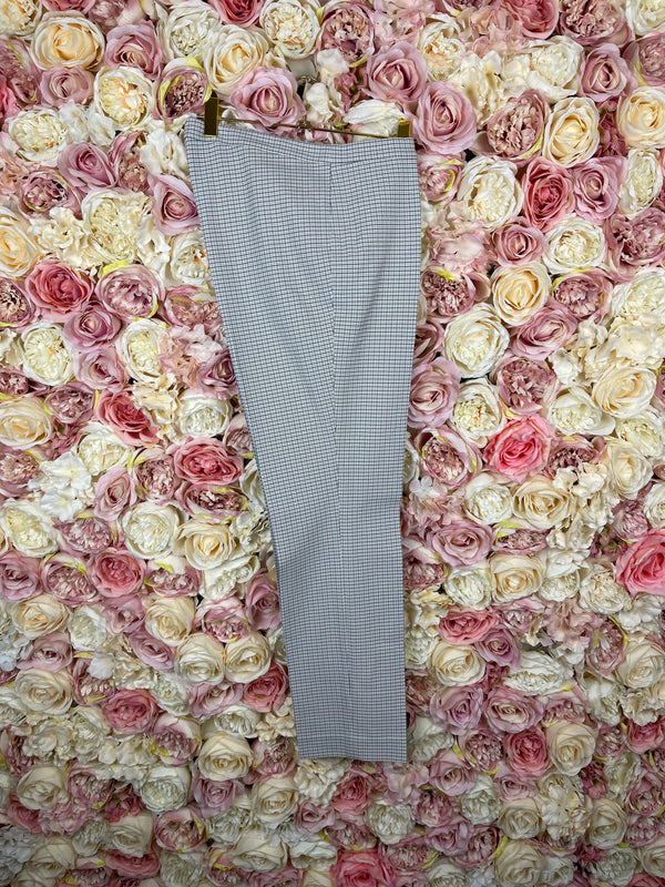 Theory Classic Checked Pants Multi Sz. M