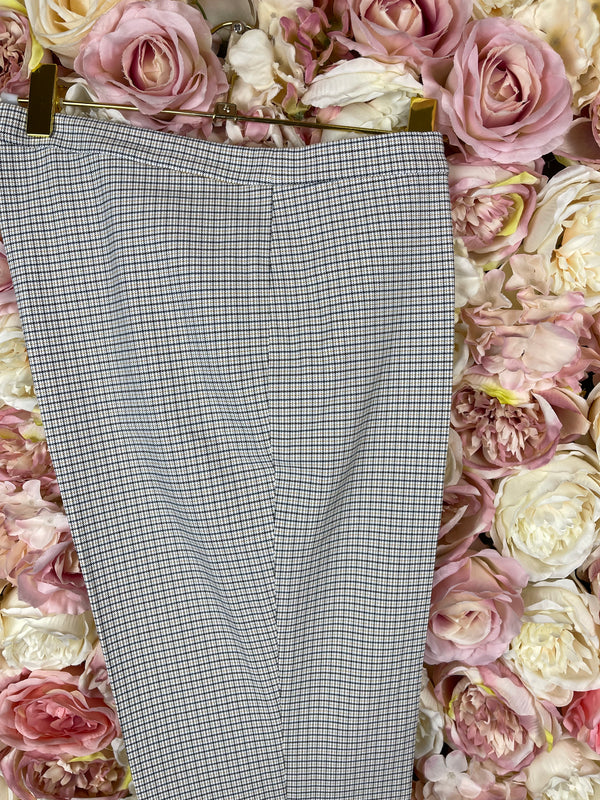 Theory Classic Checked Pants Multi Sz. M