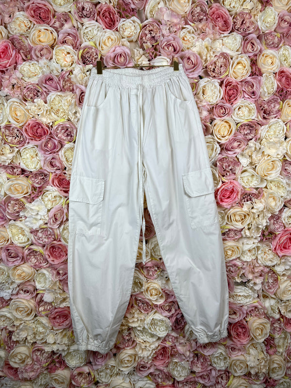 Susy Mix Light Pants Ivory Sz. S
