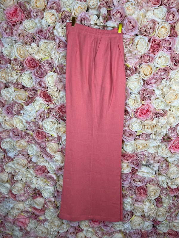 Sleeper Linen Pants Coral Sz. S