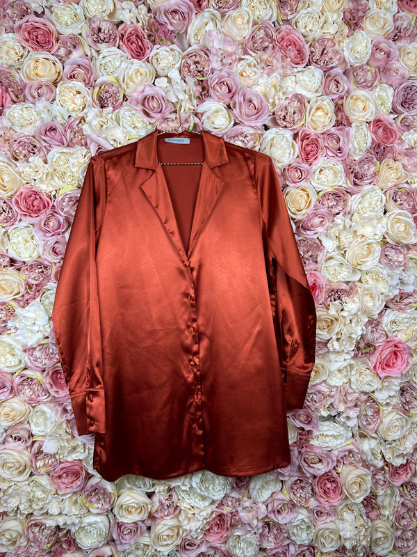 Sovaye Blouse Rust Sz. XS / S