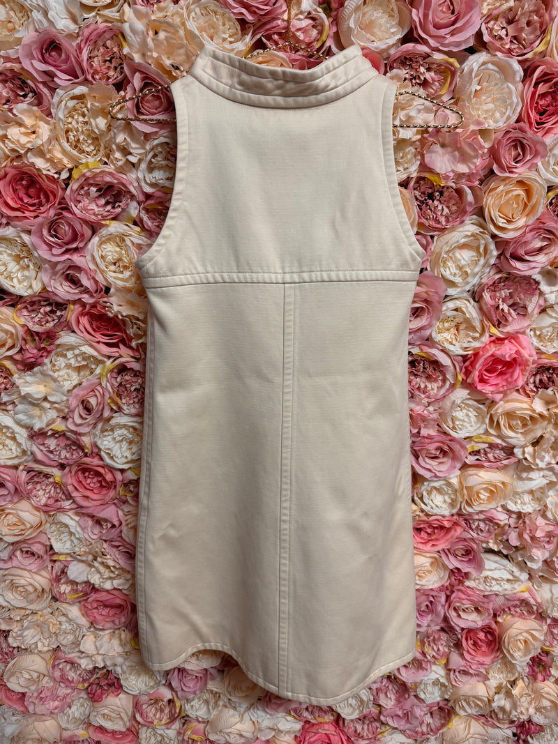 Courrèges Classic Dress A-Line Cream