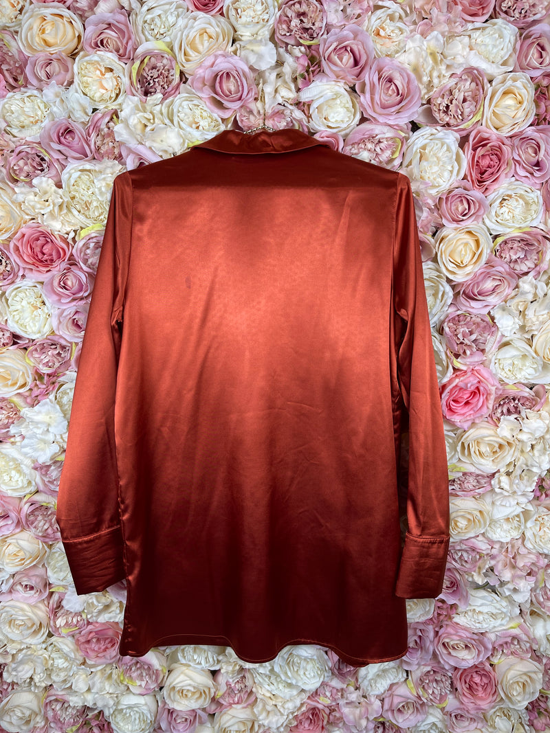 Sovaye Blouse Rust Sz. XS / S