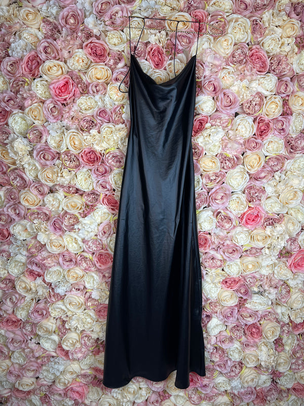 Zara Shiny Dress Black Sz. XS