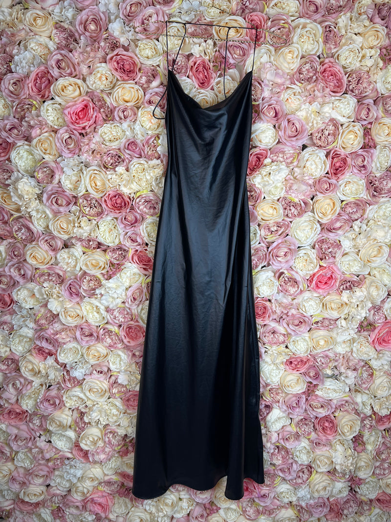 Zara Shiny Dress Black Sz. XS
