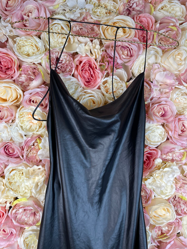 Zara Shiny Dress Black Sz. XS