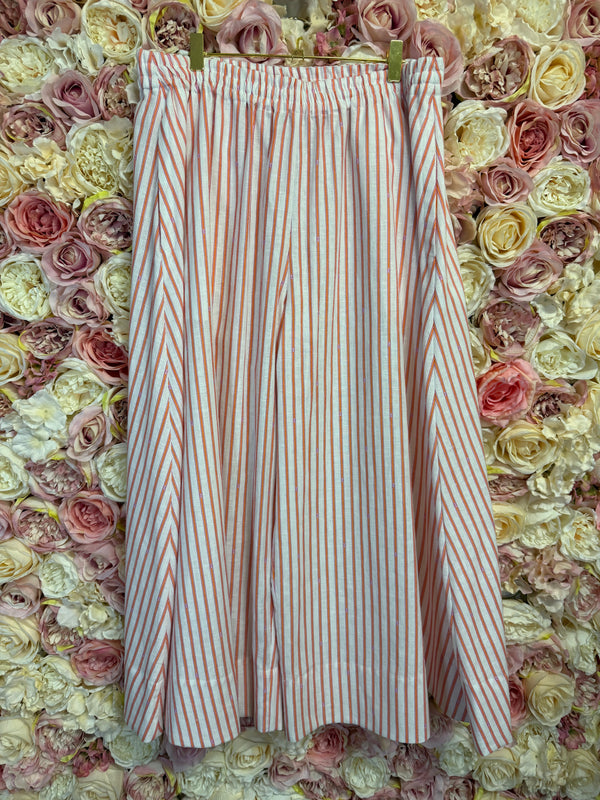 HKH Pants Striped White Orange
