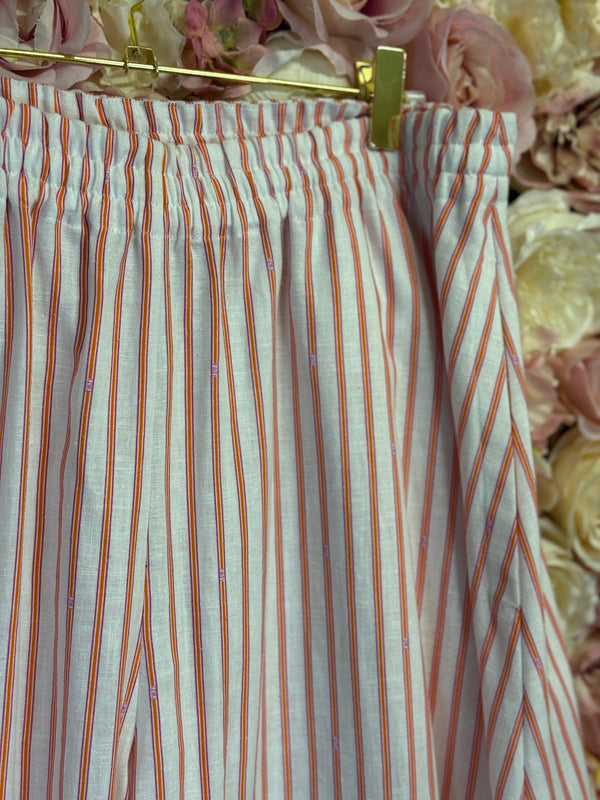 HKH Pants Striped White Orange