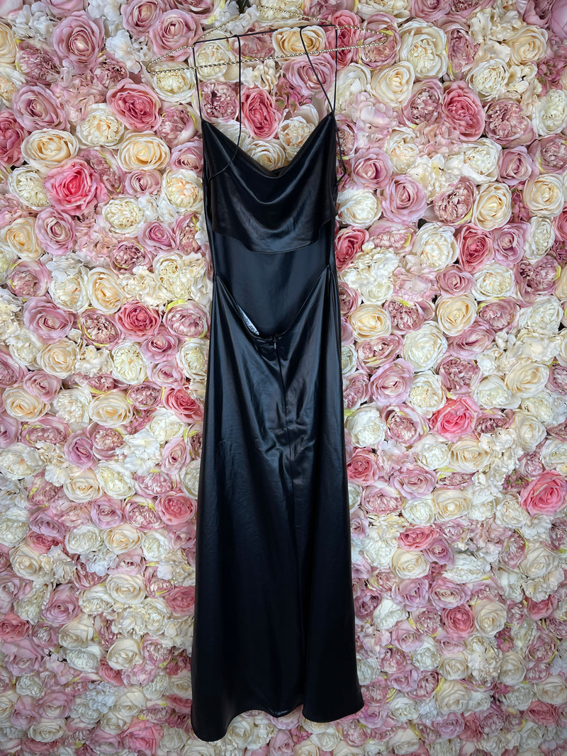 Zara Shiny Dress Black Sz. XS