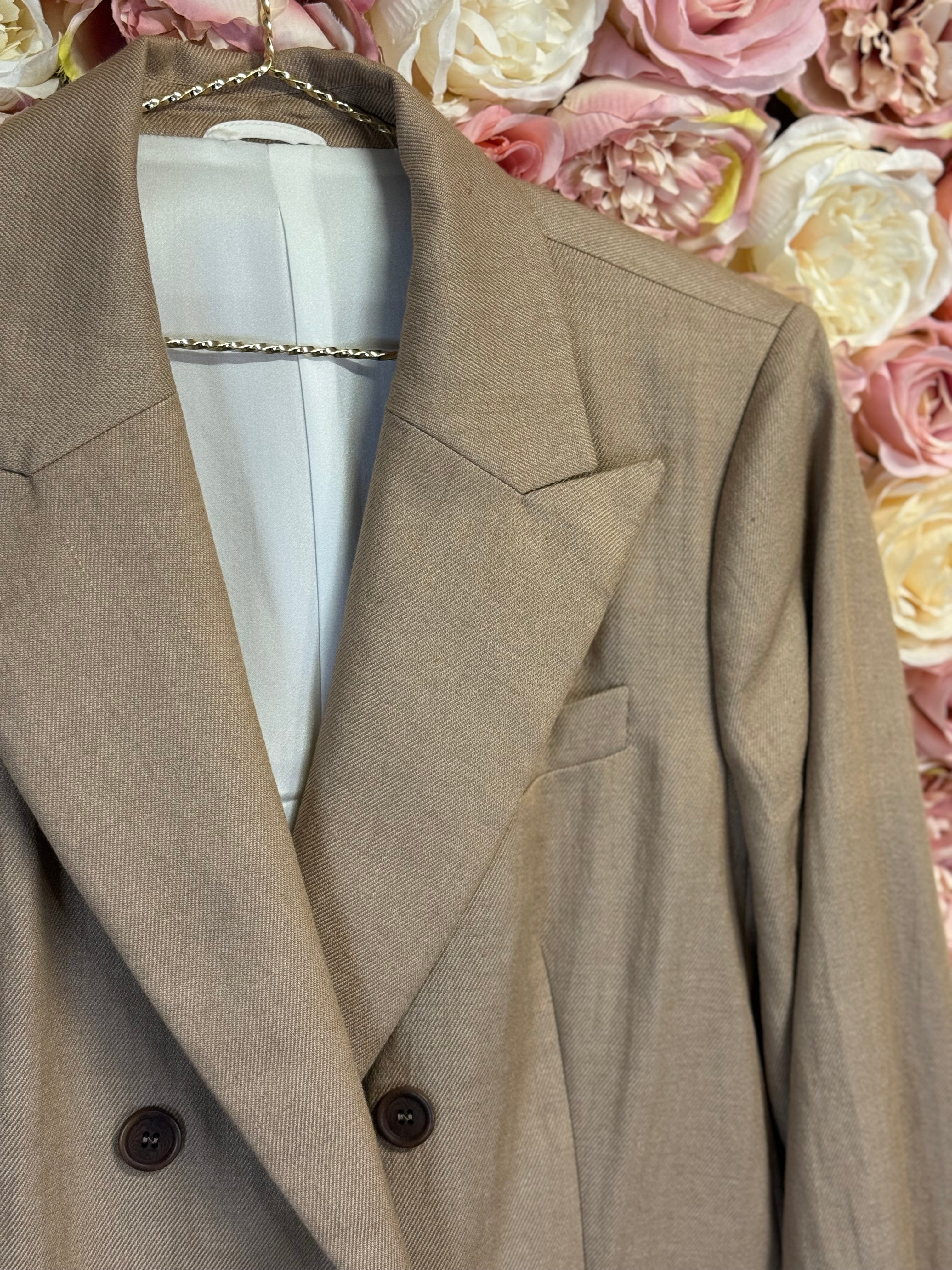 Brunello Cucinelli Blazer Light Camel Sz. 42 DE