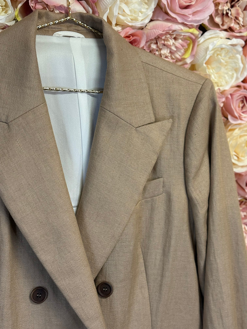 Brunello Cucinelli Blazer Light Camel Sz. 42 DE
