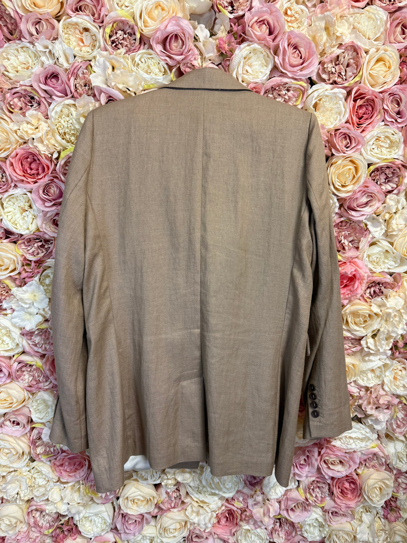 Brunello Cucinelli Blazer Light Camel Sz. 42 DE