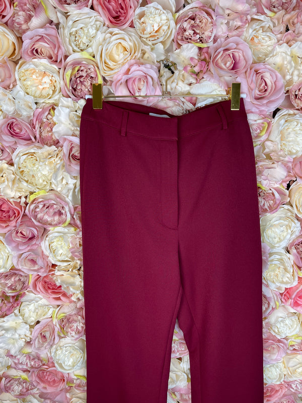 Sovaye Classic Pants Bordeaux Sz. XS