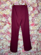 Sovaye Classic Pants Bordeaux Sz. XS