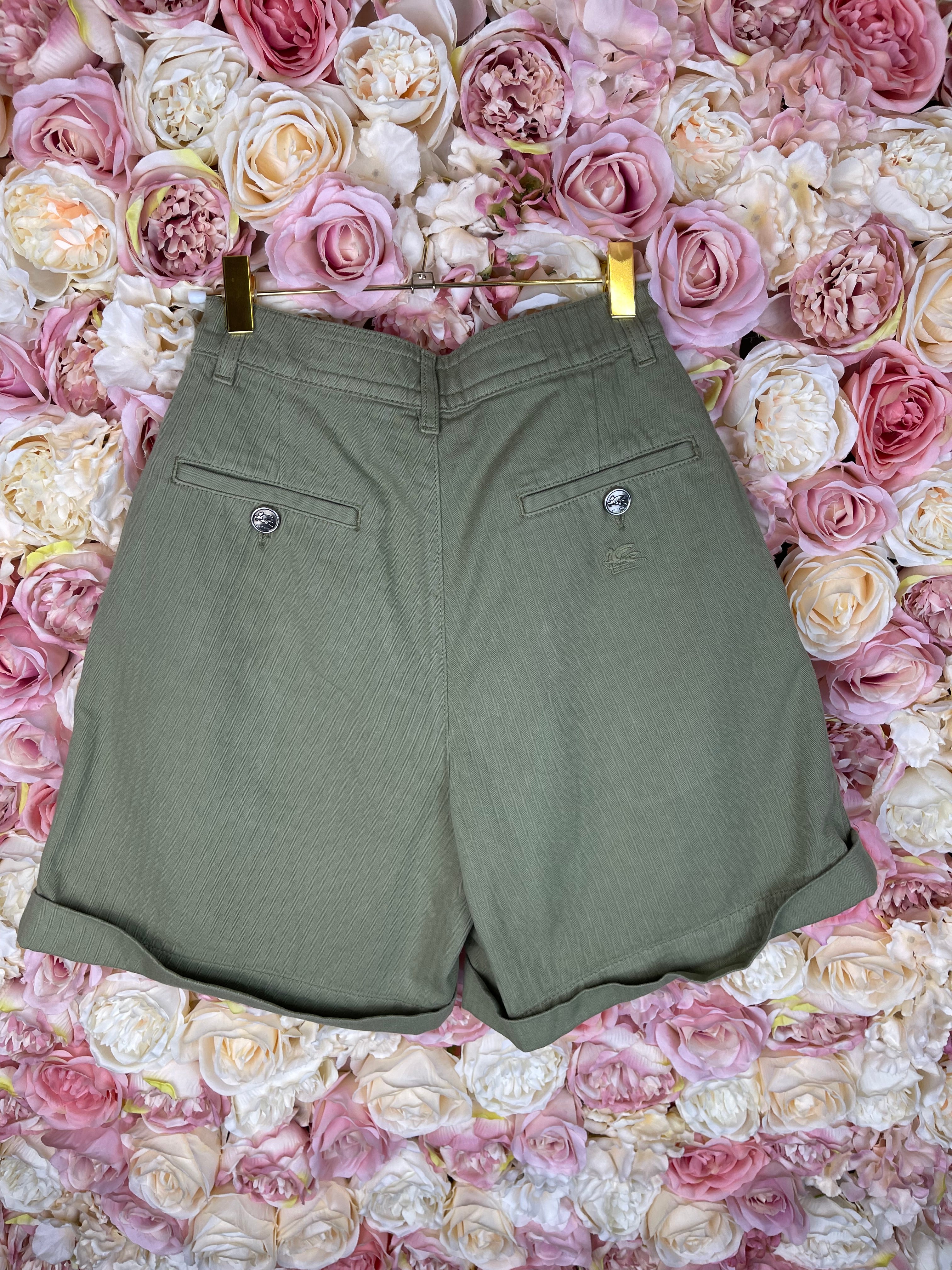 Etro Shorts Green Sz. 34 DE