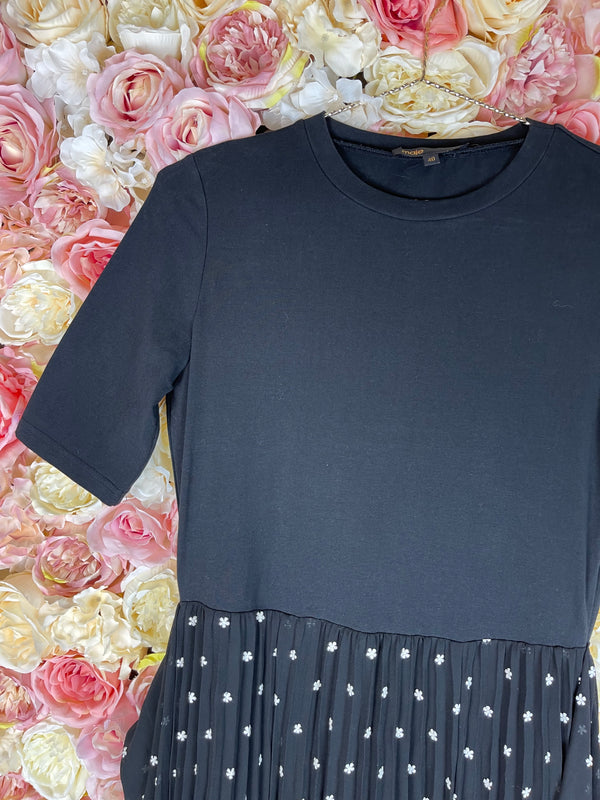 Maje Dress Black White Sz. 38 DE
