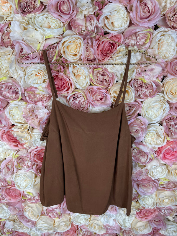 Hannah Lavery Top Camel Sz. M