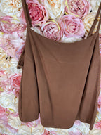 Hannah Lavery Top Camel Sz. M