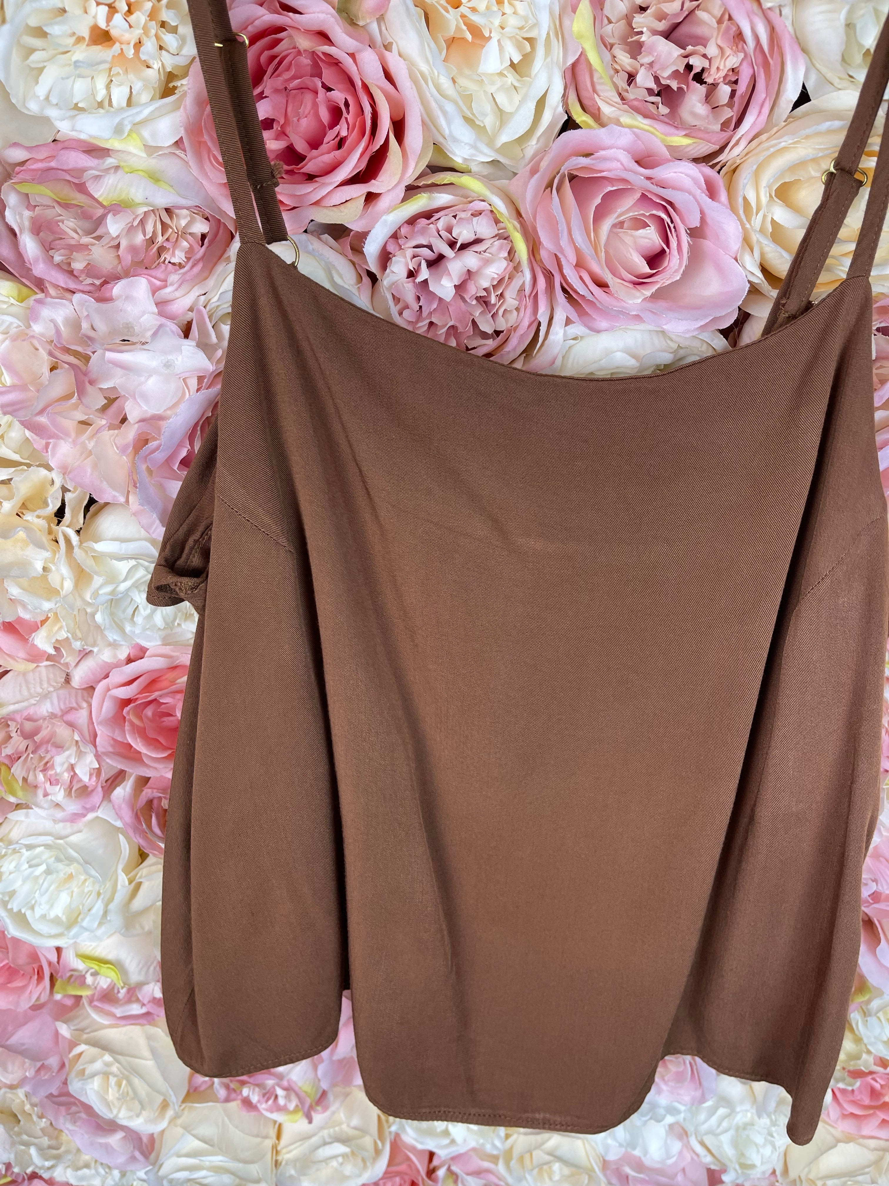 Hannah Lavery Top Camel Sz. M