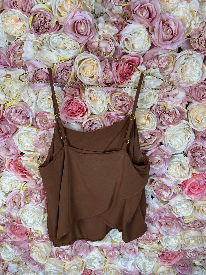 Hannah Lavery Top Camel Sz. M