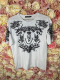 Dolce & Gabbana T-Shirt White Black Sz. L