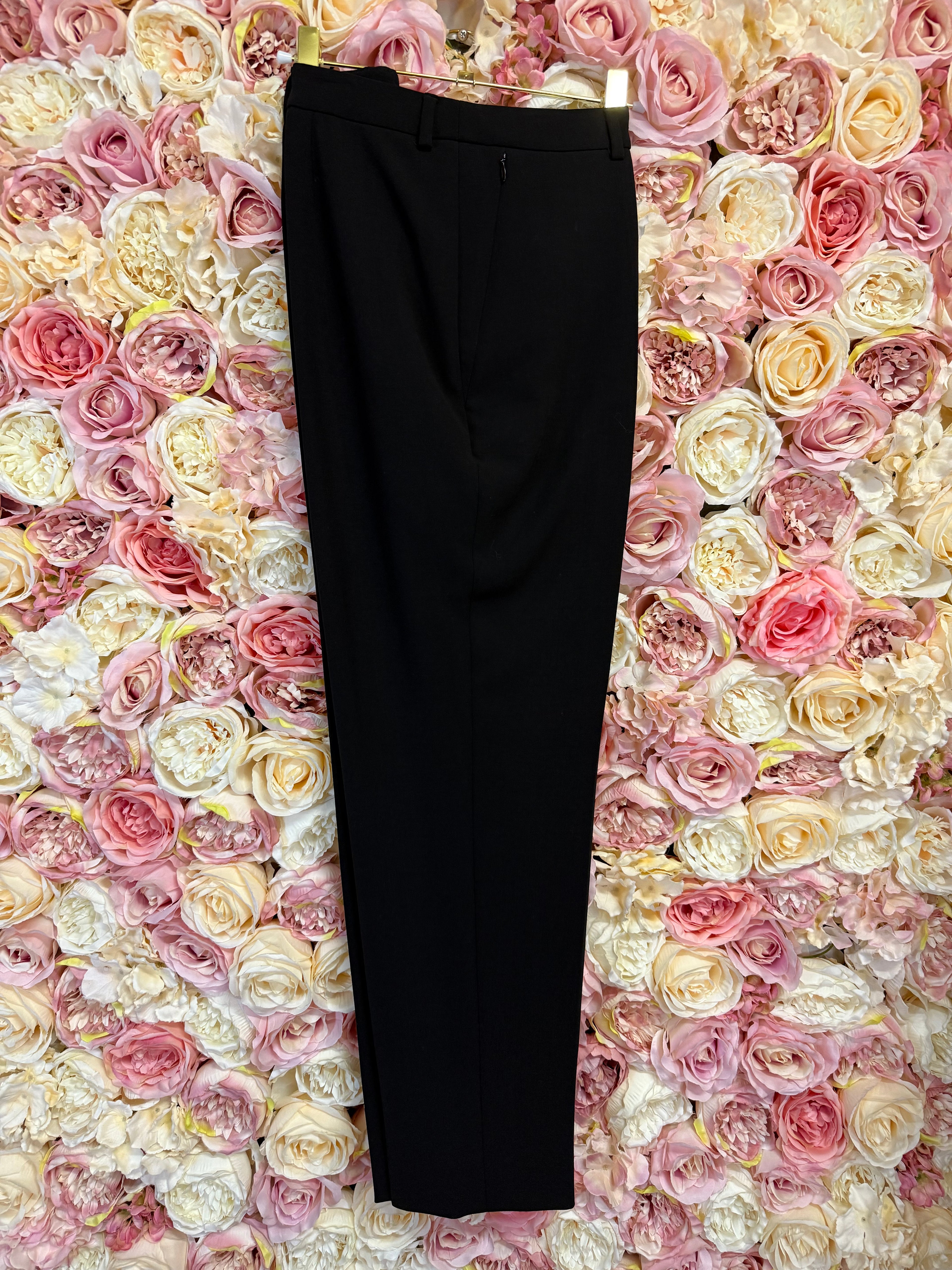 Akris Classic Wool Pants Black Sz. 42 DE