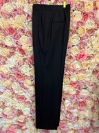 Max Mara Classic Wool Pants Black Sz. 44 DE