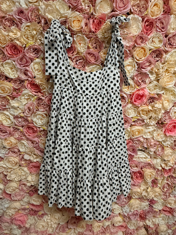 Dolce & Gabbana Dress White with Black Dots