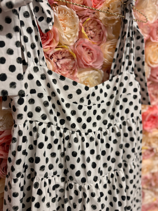 Dolce & Gabbana Dress White with Black Dots