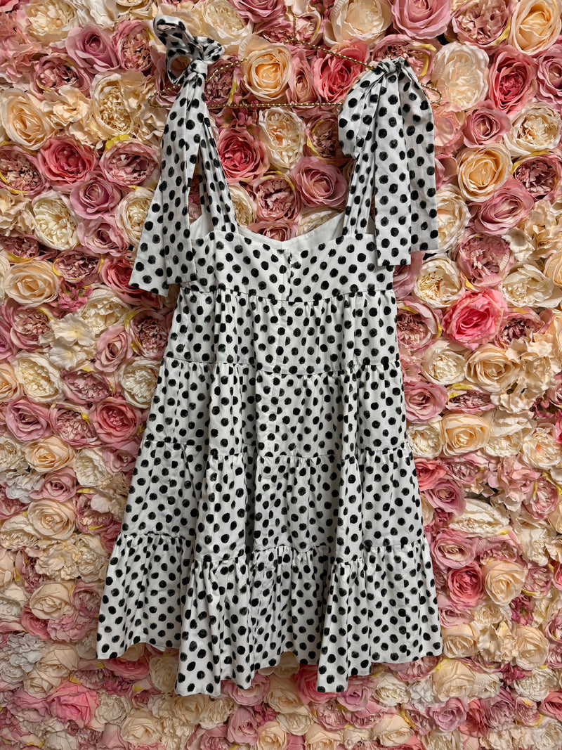 Dolce & Gabbana Dress White with Black Dots