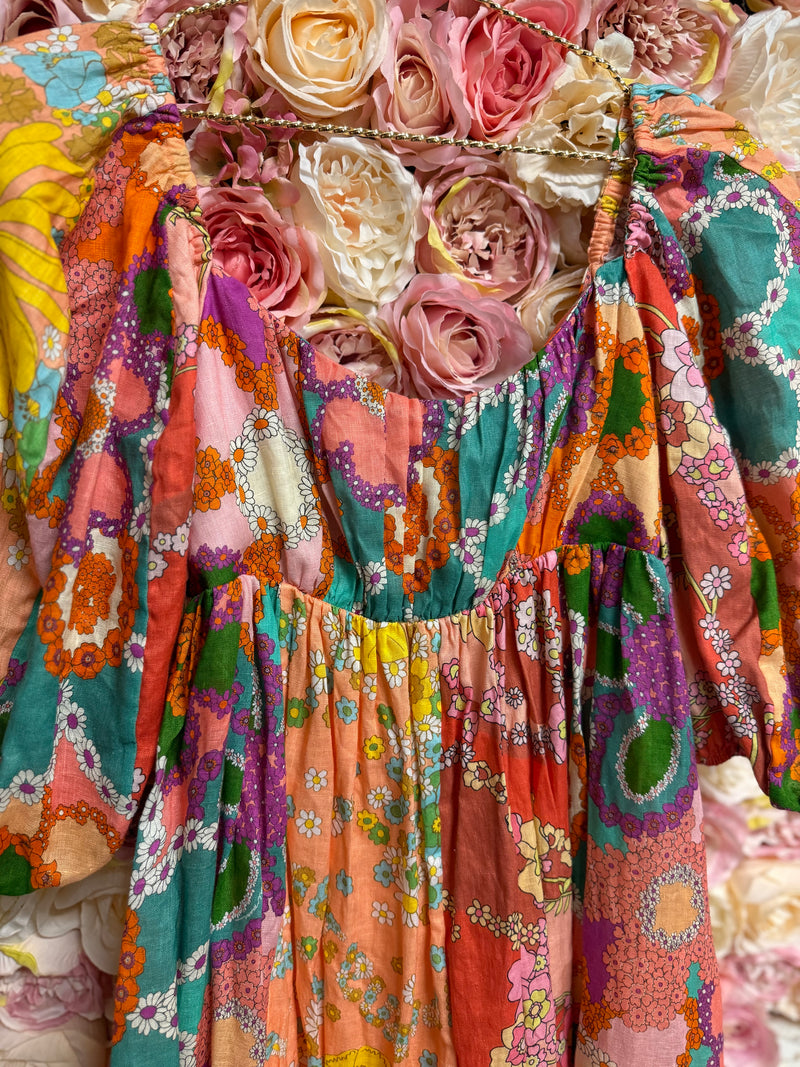 Zimmermann Dress Multicolor with Flowers