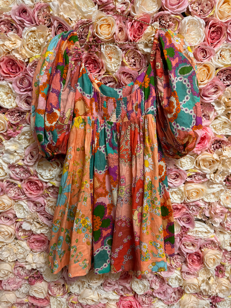 Zimmermann Dress Multicolor with Flowers