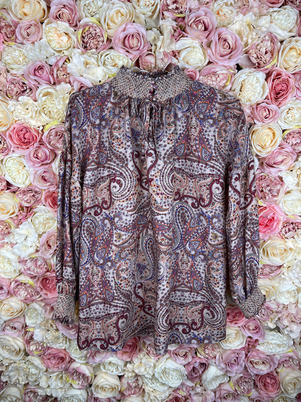 Joyce & Girls Blouse Multi Sz. XS