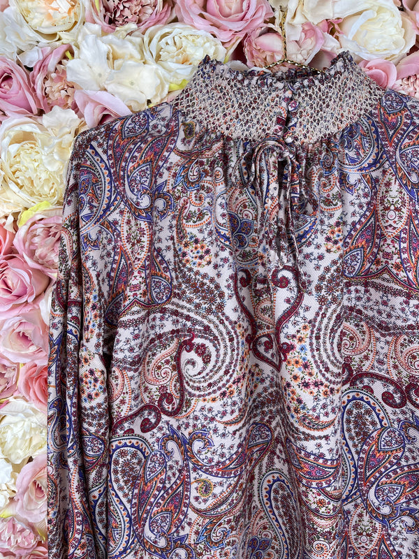 Joyce & Girls Blouse Multi Sz. XS