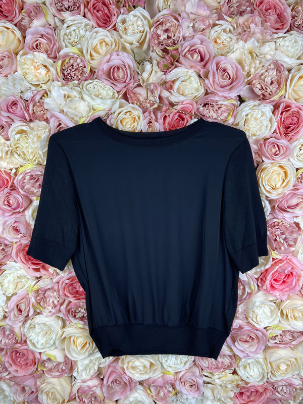 Theory Top Black Sz. S