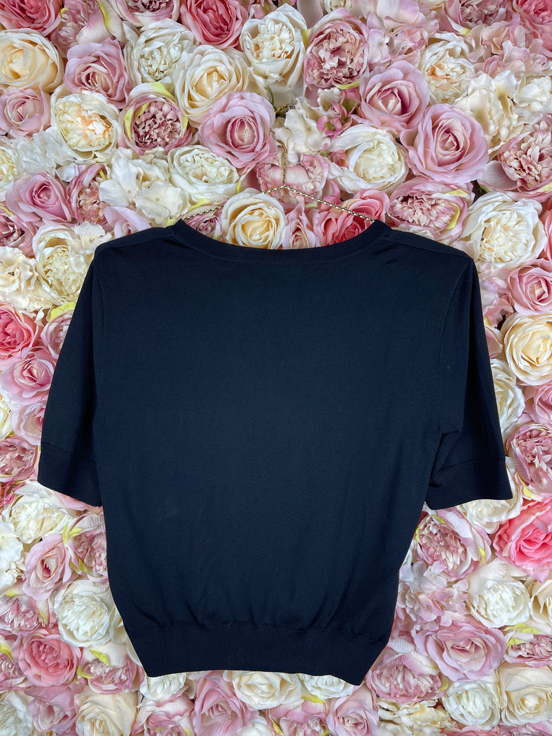 Theory Top Black Sz. S