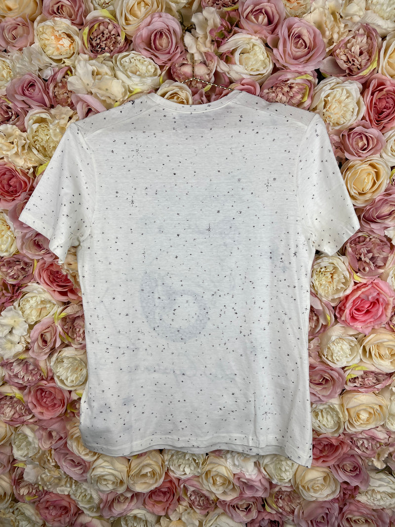 Christian Dior "Le Capricorne" T-Shirt Cream Black Sz. XS