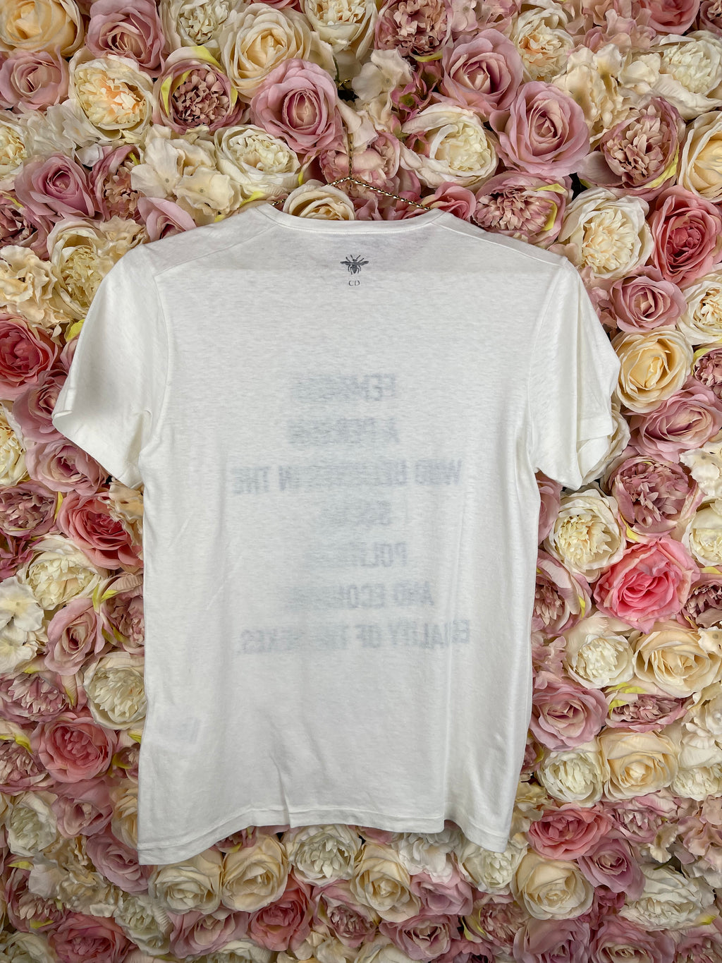 Christian Dior T-Shirt White Black Sz. XS